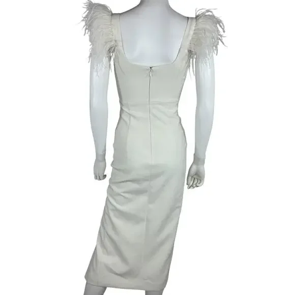 Likely Embellished Cream Rizzo Dress Size 00